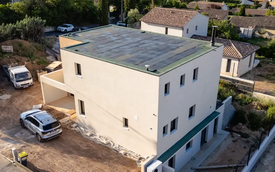 Construction d’une maison contemporaine dans le Pays d’Aix