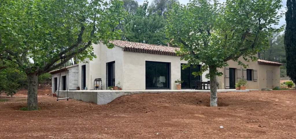 Aménagement extérieur d'une villa à Aix-en-Provence