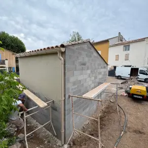 Aménagement extérieur d'un studio à Aix-en-Provence