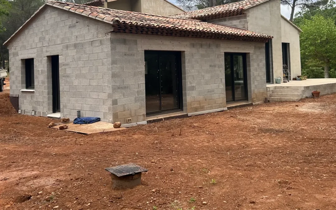 Aménagement extérieur d'une maison à Aix-en-Provence