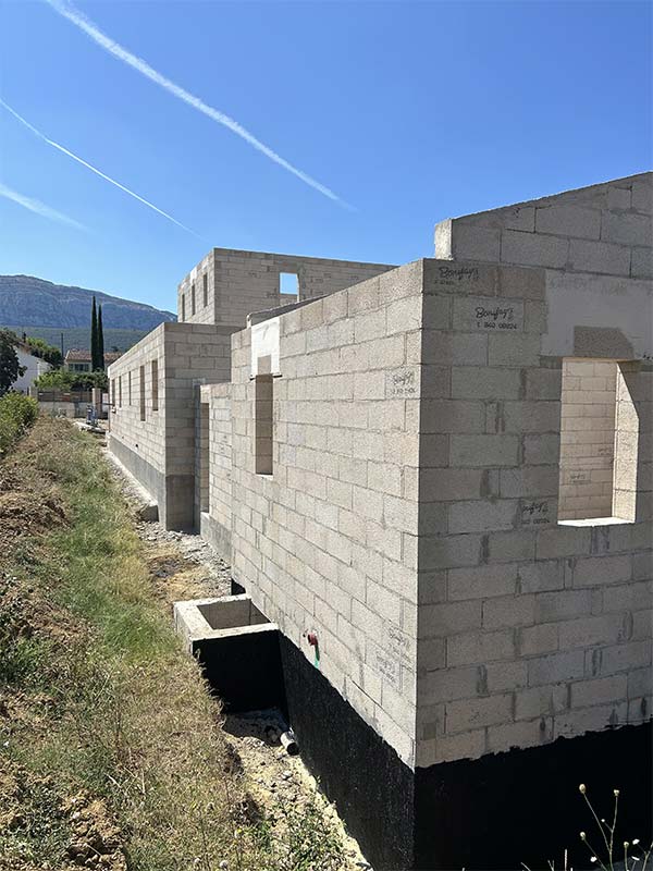 Construction de Villa dans le Var