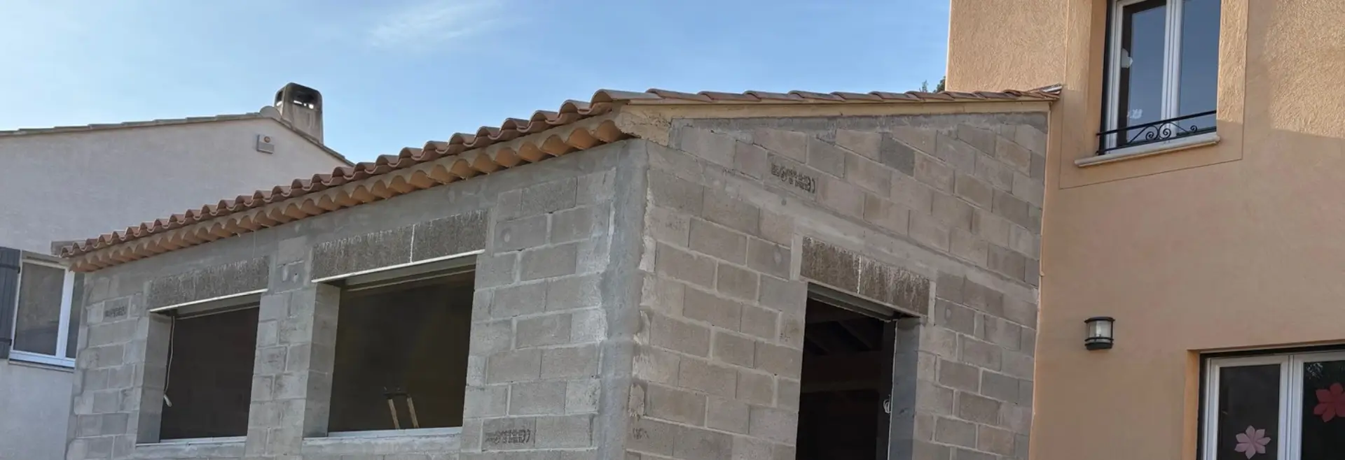 Extension et renovation maison à Aix-en-Provence